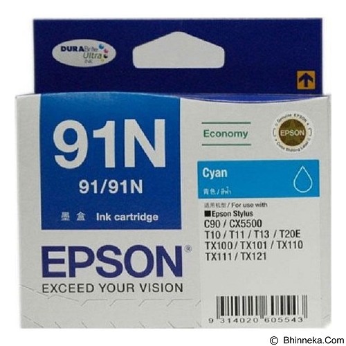 EPSON Cyan Ink Cartridge 91N C13T107290