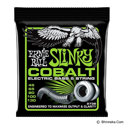 ERNIE BALL Cobalt Bass 5-String Slinky 2736