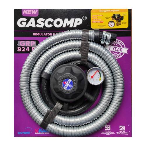 GASCOMP Selang Gas + Regulator Trading GRP924E