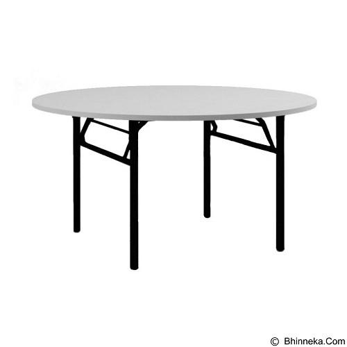 HIGH POINT Monza Banquet Table Bulat 150 x 75cm BTO1515G - Light Grey