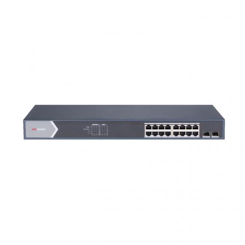 HIKVISION 16 Port Gigabit Unmanaged POE Switch DS-3E0518P-E/M