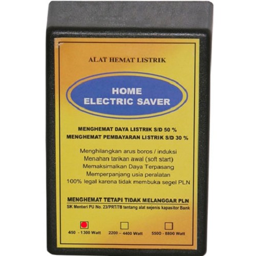 HOME ELECTRIC SAVER Alat Hemat Listrik Daya 450 - 1300W