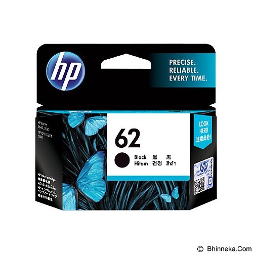 HP Black Ink Cartridge 62 [C2P04AA]