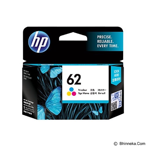 HP Tri-color Ink Cartridge 62 [C2P06AA]
