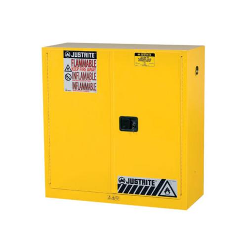 JUSTRITE Flammable Cabinet 30 Gallons 893000 Yellow