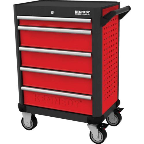 KENNEDY 5 Drawer Professional Roller Cabinet [KEN5942140K] - Red