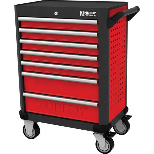 KENNEDY Red-28" 7 Drawer Professional Roller Cabinet [KEN5942340K]