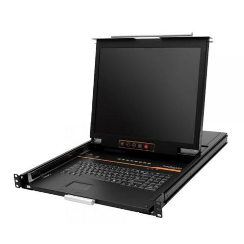 Kinan Dual Rail 17" LCD Console Drawer with KVM Switch DL1708