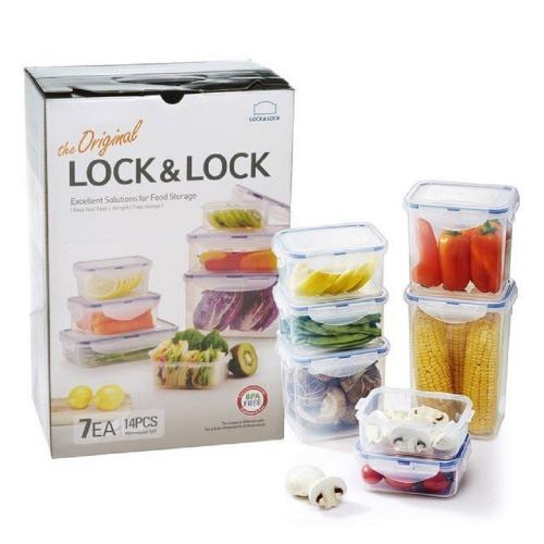 LOCK & LOCK Special Gift Plastic Container Isi 7pcs