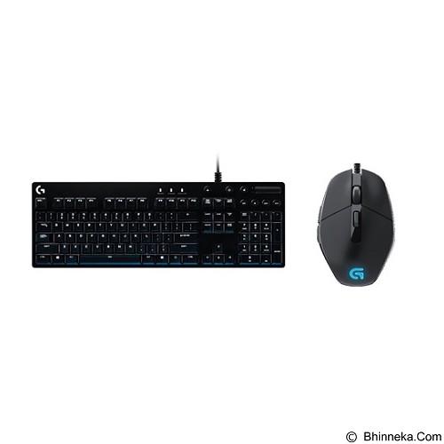 LOGITECH G610 Orion Blue Gaming Keyboard + G302 Daedalus Prime MOBA Gaming Mouse