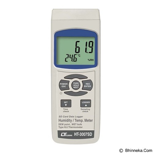 LUTRON Humidity Temp Meter SD Card HT-3007SD