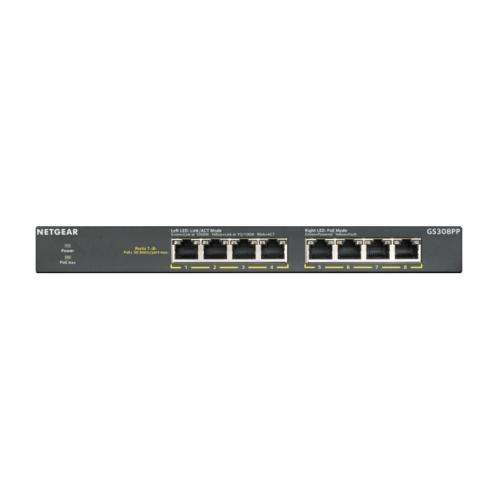 NETGEAR 8-Port Gigabit Ethernet SOHO PoE+ Unmanaged Switch (83W)