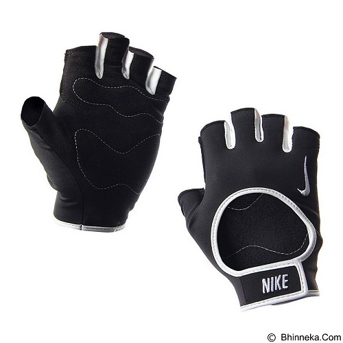NIKE Womens Fit Training Gloves Size L N.LG.B0.027.LG - Black White