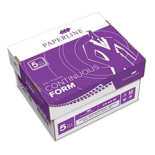 PAPERLINE Continuous Form 9.5" x 11" 5ply Warna CF K5 W