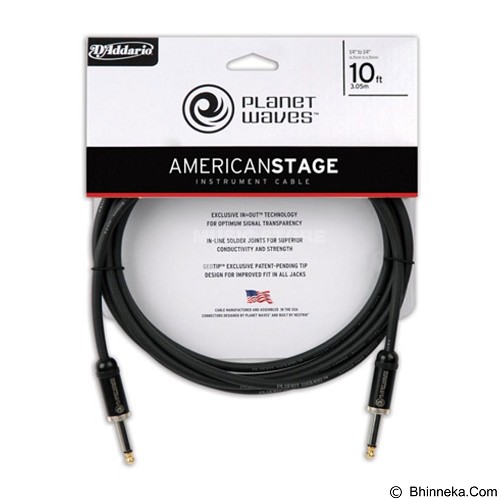 PLANET WAVES Instrument Cable American Stage PW-AMSG-10