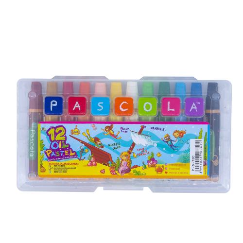 Pascola Crayon Oil Pastel 12 Warna