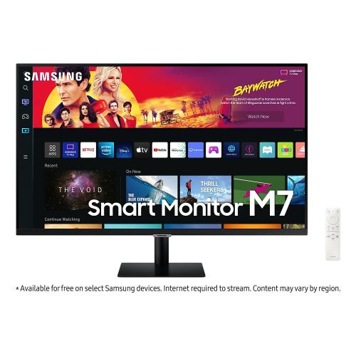 SAMSUNG 32 inch 4K Monitor with Smart TV Experience [LS32BM700]