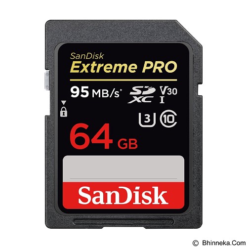 SANDISK SDXC Extreme Pro 64GB Class 10 [SDSDXXG-064G-GN4IN]