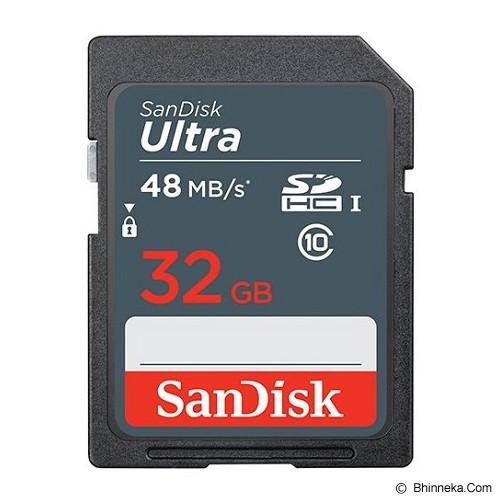 SANDISK Ultra SDHC 32GB Class 10 [SDSDUNB-032G-GN3IN]