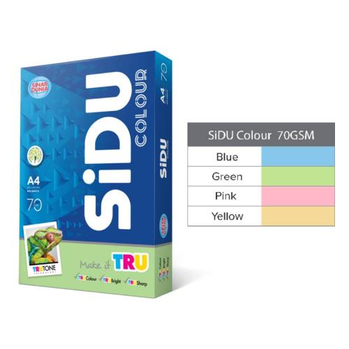 SINAR DUNIA Colour A4 70 GSM (1 Rim) Blue