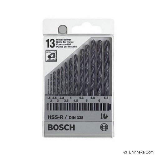 BOSCH Metal Drill Bit Set HSS-R 13 [2 608 577 349]