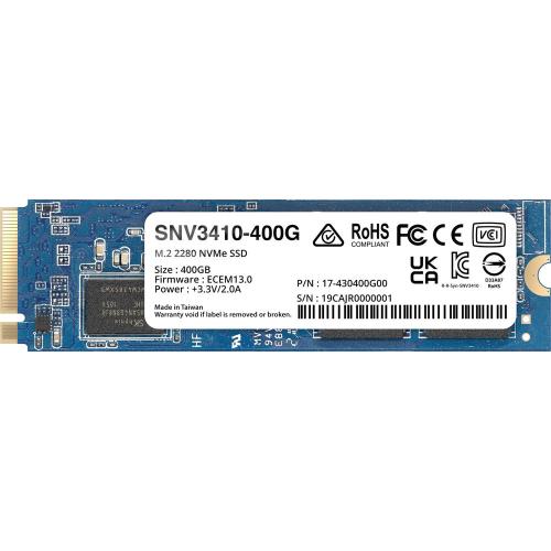 SYNOLOGY Solid State Drive M.2 NVME 2280 400GB SNV3410-400G