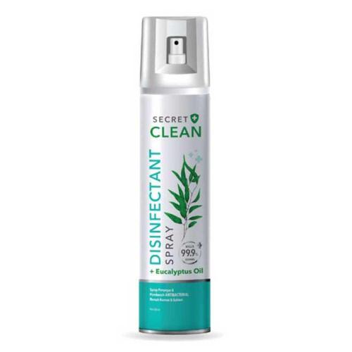 Secret Clean Disinfectant Eucalyptus Spray 200 ml (Kondisi 80%)