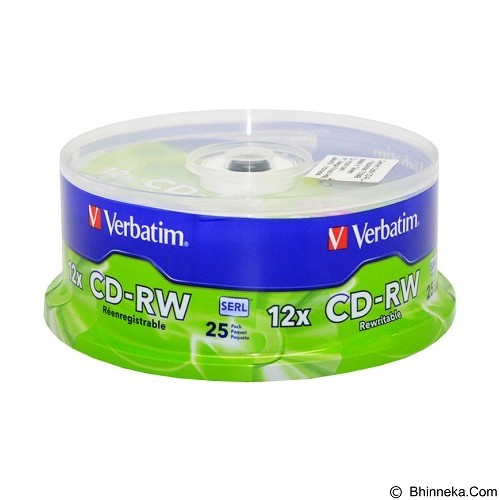 VERBATIM CD-RW Spindel 25 Pcs
