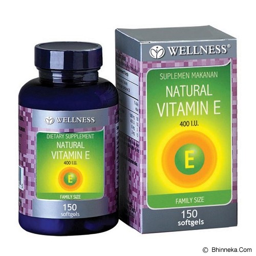 Wellness Natural Vitamin E 400 Iu 150 Softgel