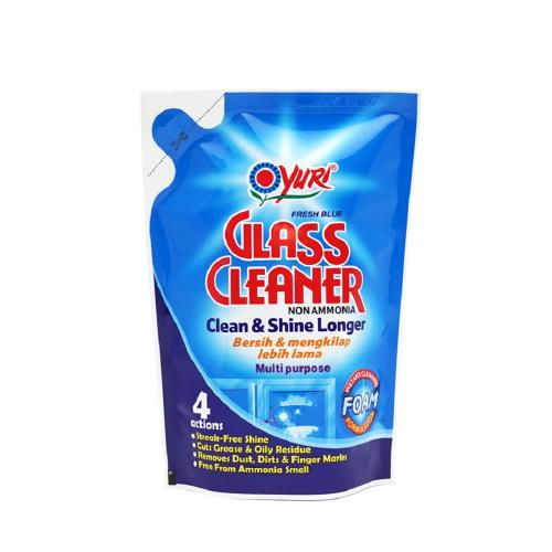 Yuri Glass Cleaner Foam Fresh Blue 410 Ml