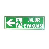 √ Harga B-SAVE Sign Jalur Evakuasi Arah Kiri 30 X 10 Cm Terbaru | Bhinneka