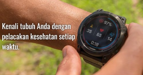 Harga GARMIN Fenix 7 Sapphire Solar Titanium