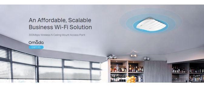 Kelebihan TPLink Wireless N Ceiling Mount Access Point EAP115