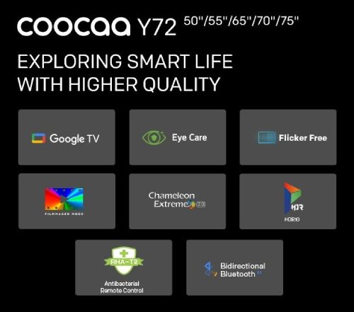 Keunggulan COOCAA 65 Inch Smart TV 4K UHD 65Y72