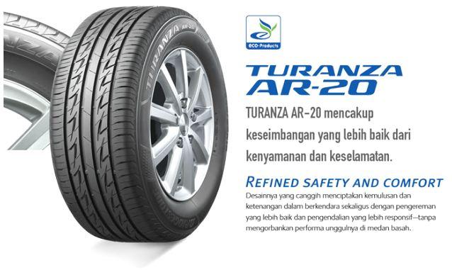 Bridgestone Turanza AR20 77H 165 65 R13