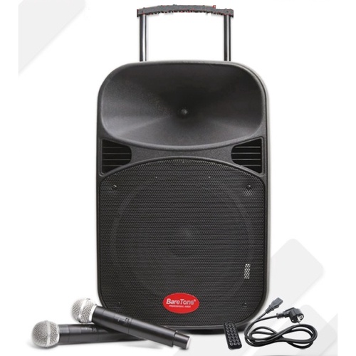 Baretone MAX12MHWR Speaker Portable Type 12 Inch