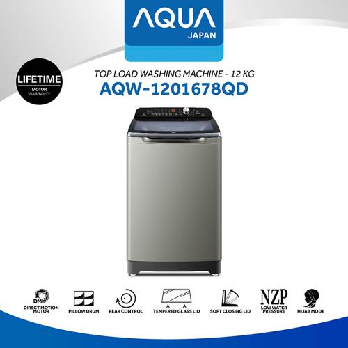AQUA Mesin Cuci Top Loading 12 Kg AQW-1201678QD