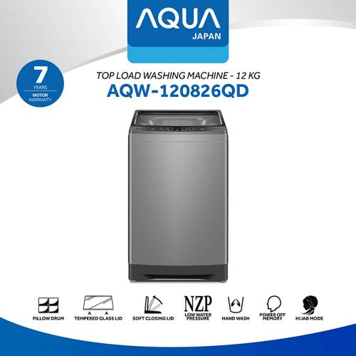 AQUA Mesin Cuci Top Loading 12 Kg AQW-120826QD