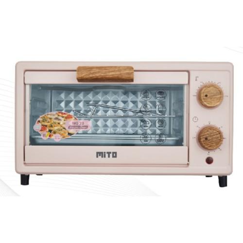 MITO Oven Listrik Mini Wood Series 11 Liter MO 20 Pink