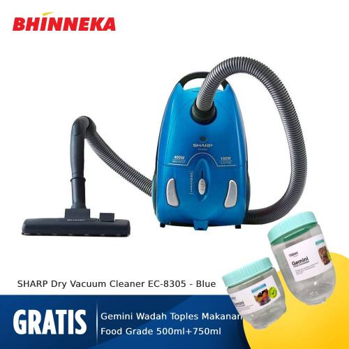 SHARP Dry Vacuum Cleaner EC-8305 - Blue