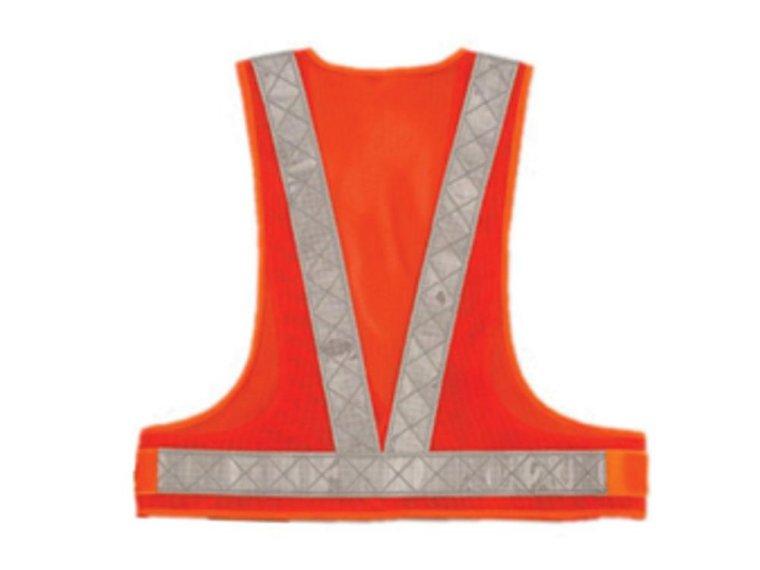 Allsafe Safety Vest V Mesh Fabric with Reflective Tape ALSLX633O