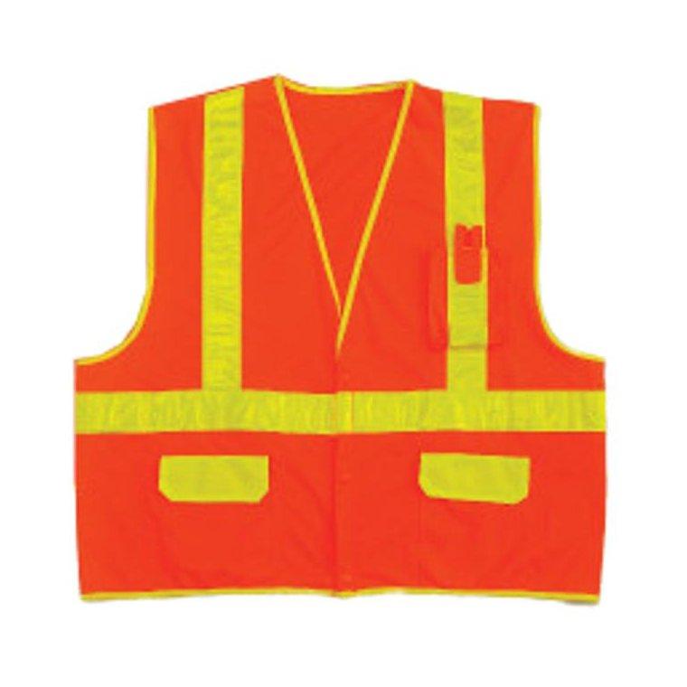 Allsafe Safety Vest Zip Front Chest  Bottom Pocket ALSLX630